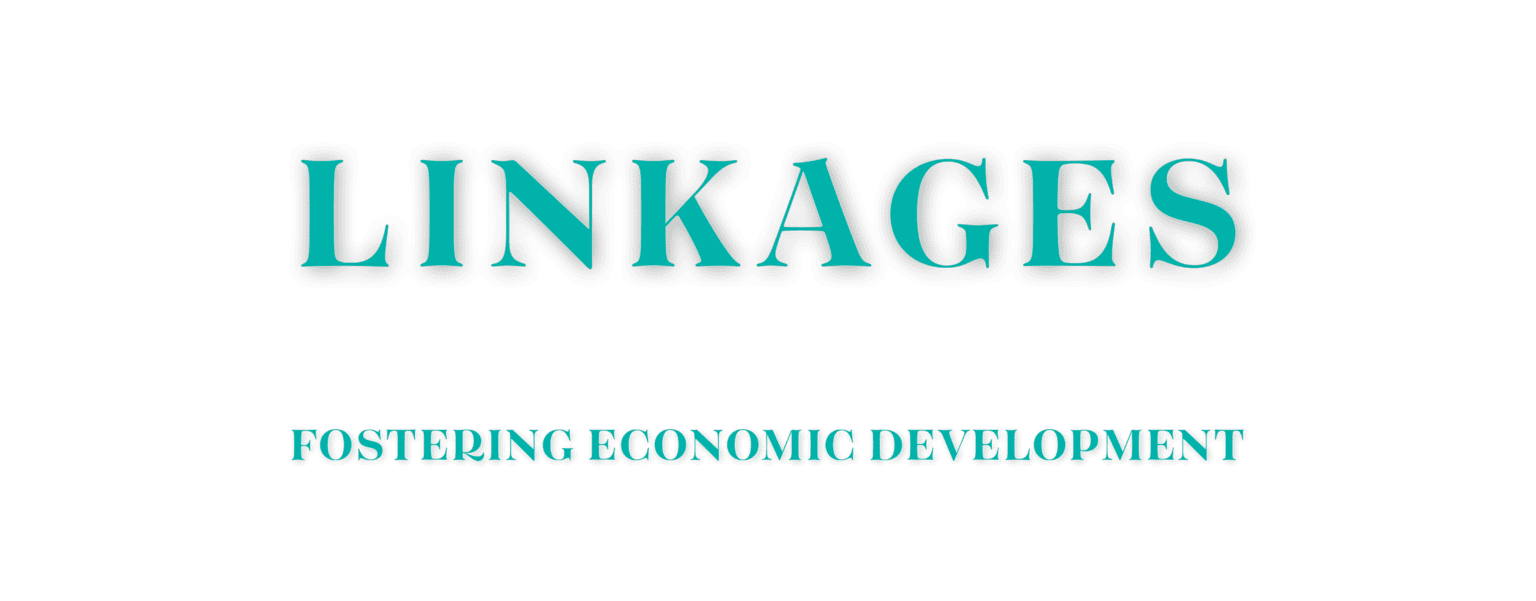 Linkages title text with subtitle "fostering economic development"