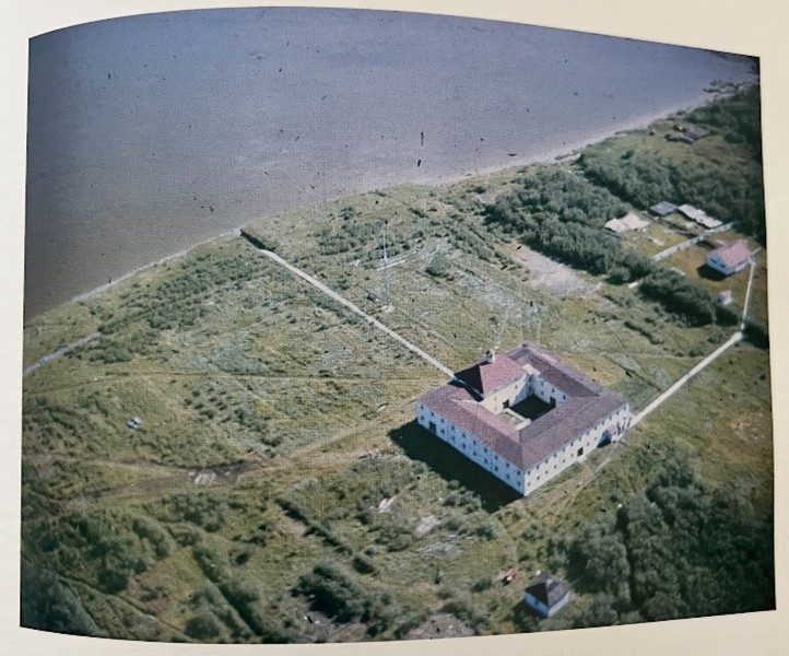 Aerial View of York Factory in August 1952