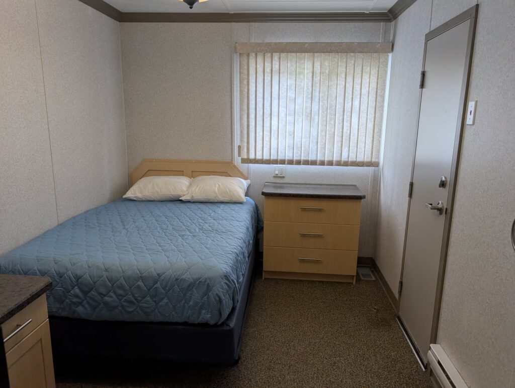 General Room Bed and Side Table